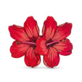 Hand Painted Tropical Hibiscus Floral Earrings