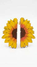 Hand Painted Sunflower Earrings