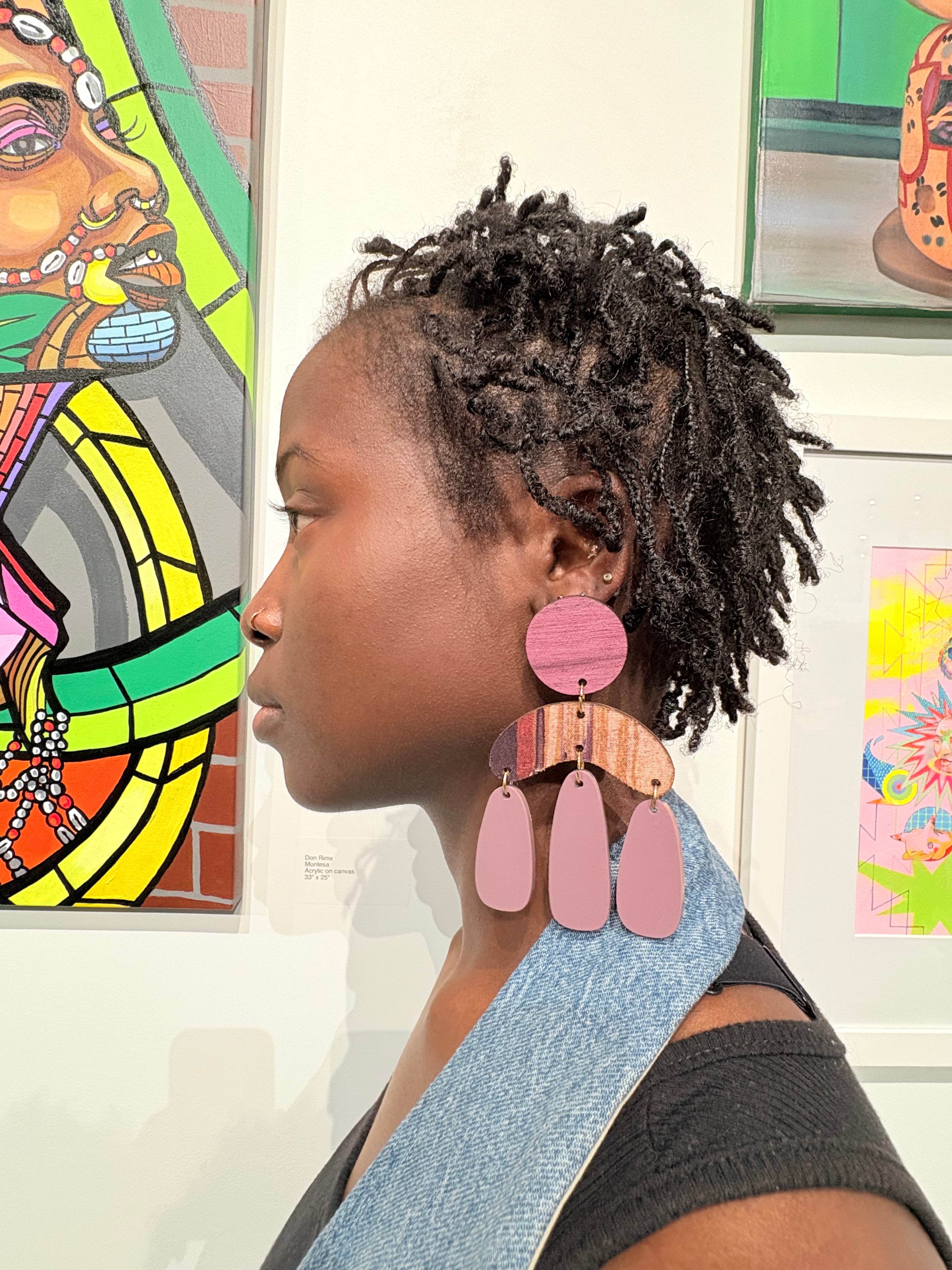 Layered Earthcandy Statement Earrings