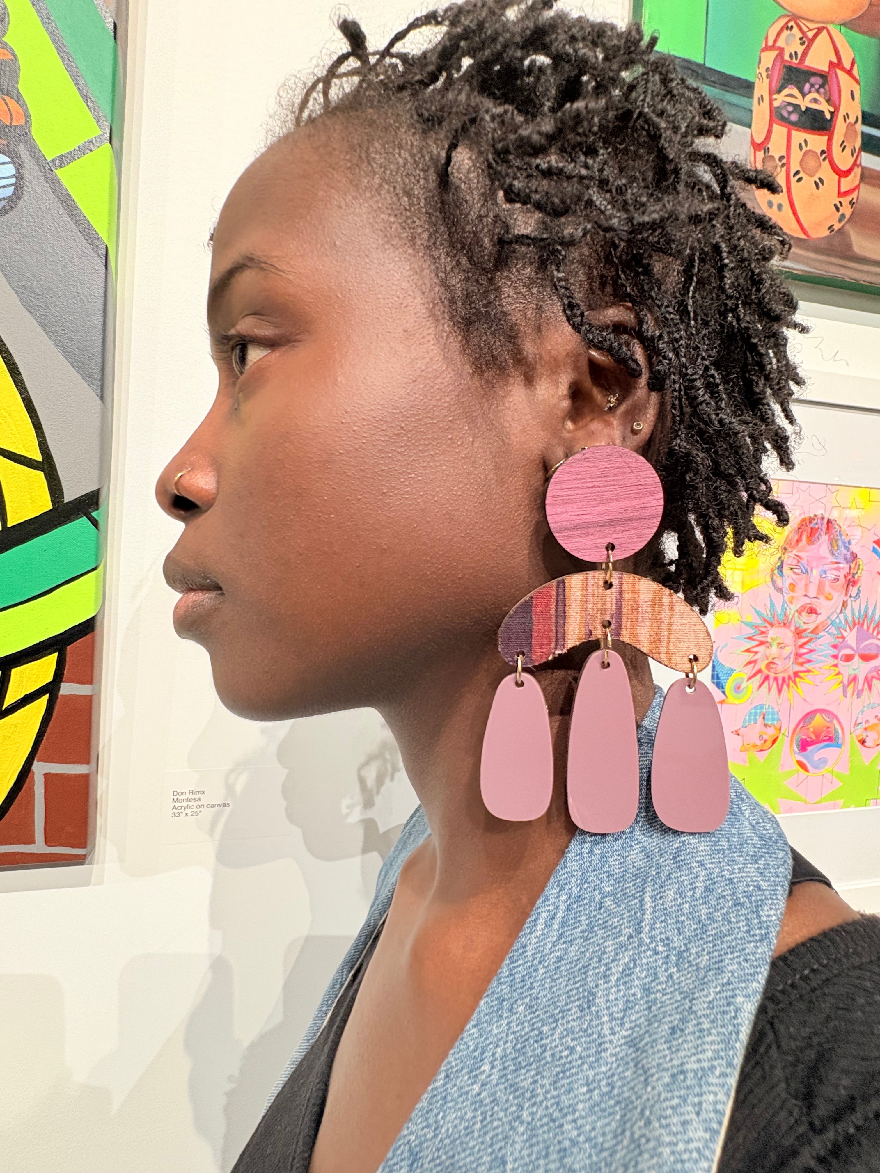 Layered Earthcandy Statement Earrings