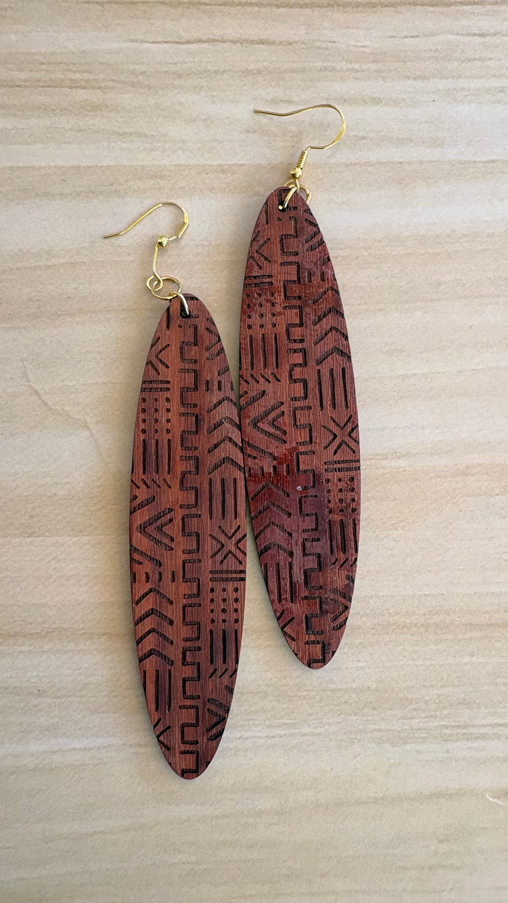 Mud Cloth Muse Drop Earrings