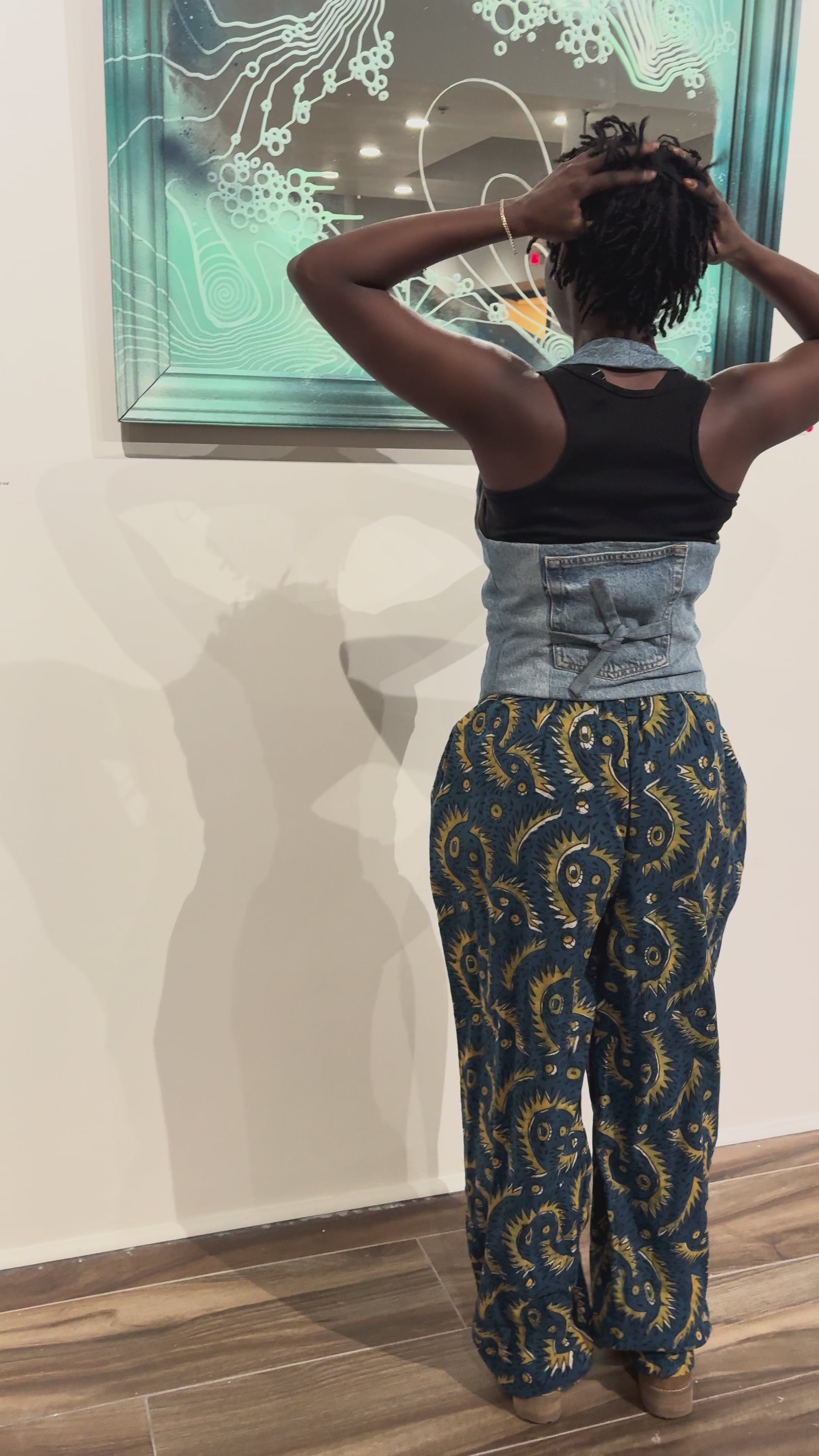 B-Girl Yoked Pleated Pants